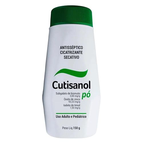 Cutisanol Pó Dermatológico 3mg/g + 1,5mg/g + 93,33mg/g Pó de Uso Dermatológico Tubo