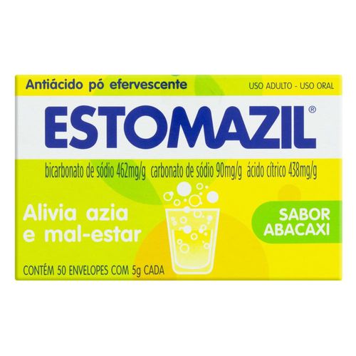 Estomazil 462mg + 90mg + 438mg Sabor Abacaxi Pó Efervescente