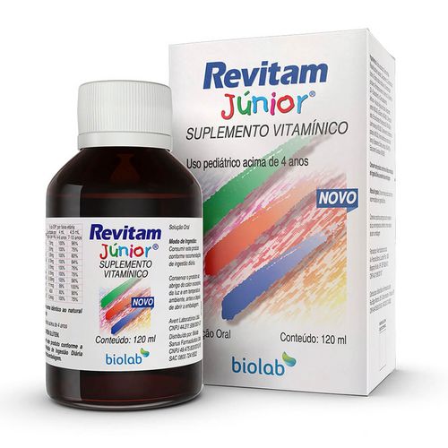 Suplemento Vitamínico Revitam Júnior Biolab Sanus Sanus