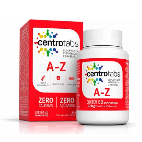 Multivitamínico A-Z Centrotabs com 60 Comprimidos