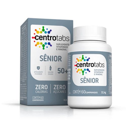 Multivitamínico Centrotabs Sênior com 60 Comprimidos