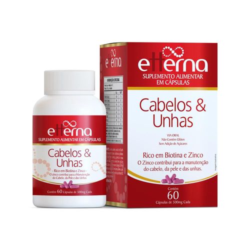Cabelo & Unhas Etterna com 60 Cápsulas