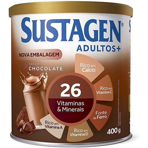 Complemento Alimentar Sustagen Chocolate Adultos+ 400g