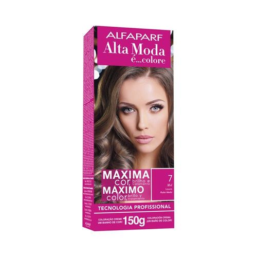 Coloração Alta Moda É... Colore Nº 7.0 Louro Mel com 1 Unidade