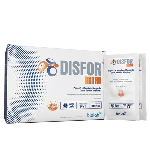 Suplemento Nutricional Disfor Artro Biolab Sanus Sanus com 30 Sachês com 11,5g