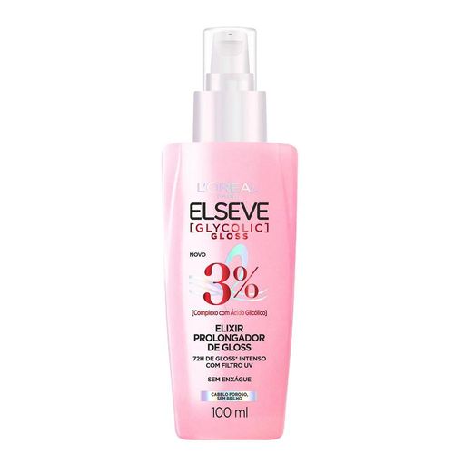 Sérum Prolongador de Brilho Capilar Elseve Glycolic Gloss 100ml