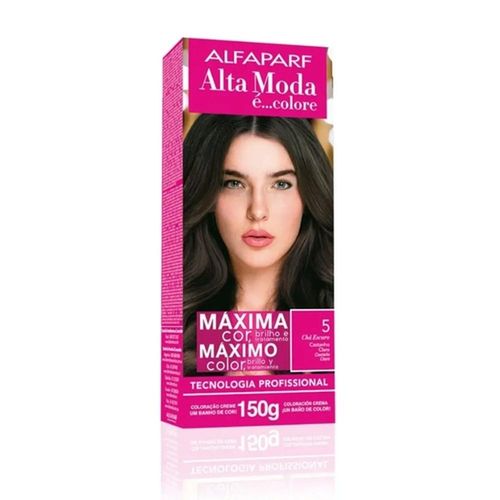 Coloração Alta Moda É... Colore Alfaparf Nº 5.0 Castanho Claro 150g