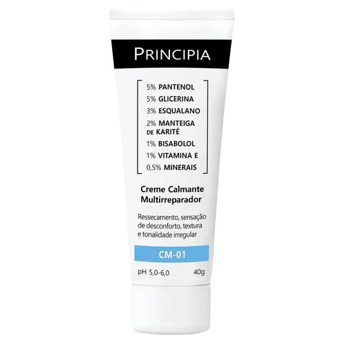 Creme Calmante Multirreparador Principia Skincare Cm-01 17,5% Mix de Ativos 40g