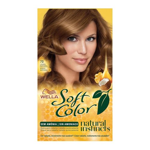 Coloração Wella Soft Color Nº70 Louro Natural com 1 Unidade