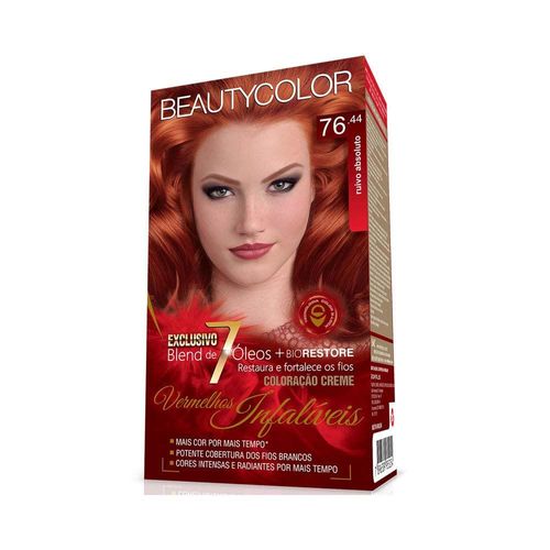 Tintura BeautyColor Nº 76.44 Ruivo Absoluto com 1 Unidade