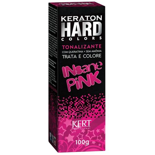 Tonalizante Kert Keraton Hard Colors Insane Pink 100g