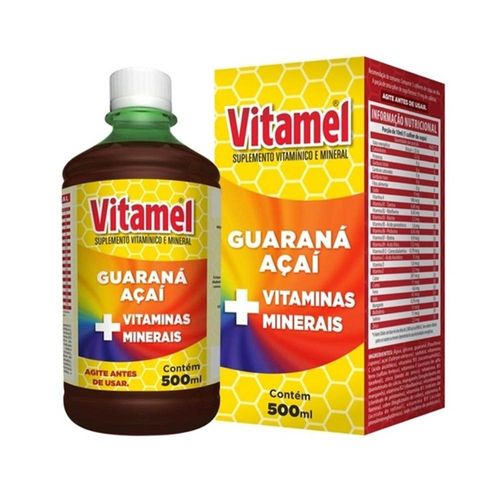 Suplemento Vitamínico Vitamel Guaraná e Açaí 500ml