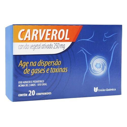 Carverol 250mg com 20 Comprimidos
