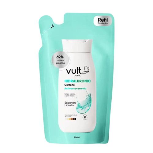 Refil Sabonete Líquido Vult Antiressecamento Hidraluronic Conforto 200ml