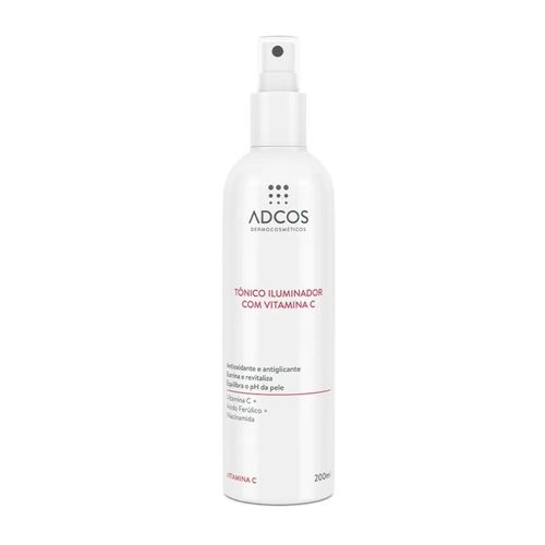 Tônico Facial Iluminador Adcos Derma Complex com Vitamina C 200ml