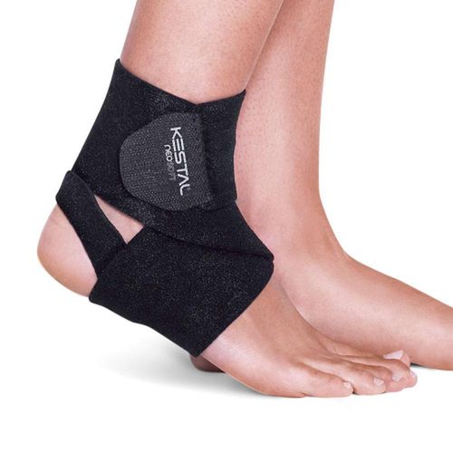 Tornozeleira Ajustável Neolight Preta Kestal com 1 Unidade