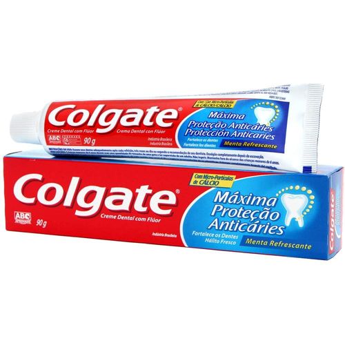 Creme Dental Colgate Máxima Proteção Anticáries 90g