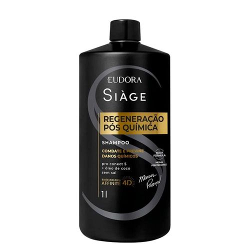 Shampoo Siàge Regeneração Pós Química 1L