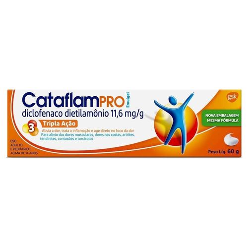 Cataflampro Emulgel 11,6mg/g Gel de Uso Dermatológico 60g