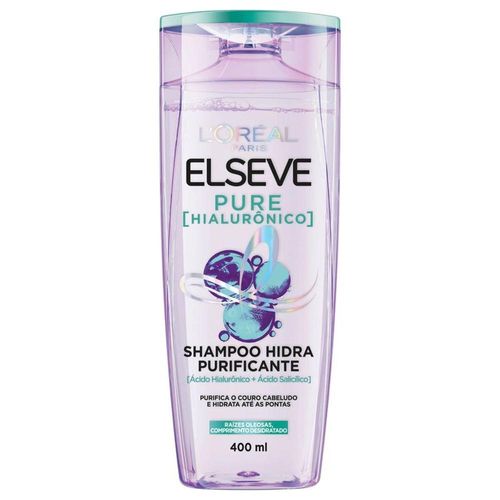 Shampoo L'Oréal Paris Élseve Pure Hialurônico 400ml