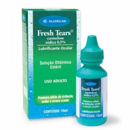 Fresh Tears 5mg/ml Solução de Uso Oftálmico Frasco Gotejador 15ml