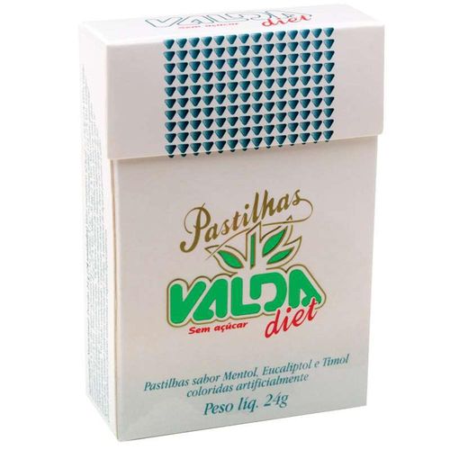 Pastilhas Valda Flip Top Diet 24g