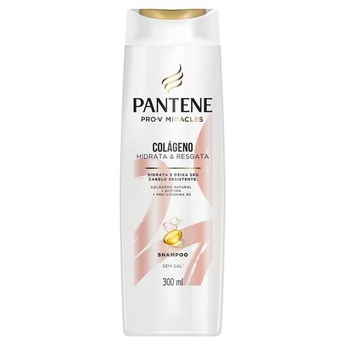 Pantene Shampoo Colágeno Hidrata e Resgata 300ml