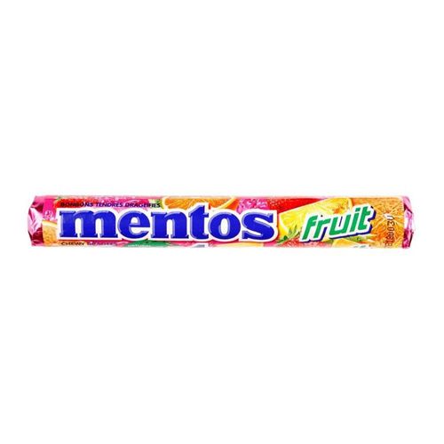 Balas Mentos Stick Sabor Fruit 37.5g