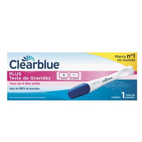 Teste de Gravidez Clearblue Detecção Rápida com 1 Unidade