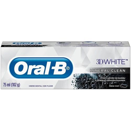 Creme Dental Oral-B 3D White Mineral Clean 102g