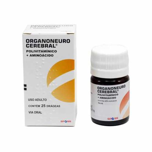 Suplemento Vitamínico Organoneuro Cerebral com 25 Drágeas