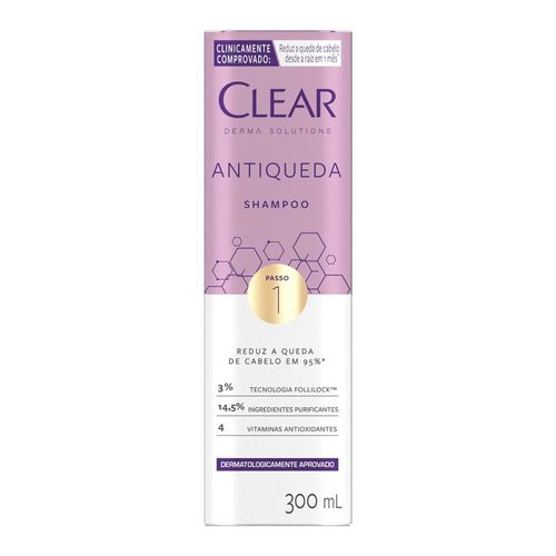 Shampoo Antiqueda Clear Derma Solutions 300ml