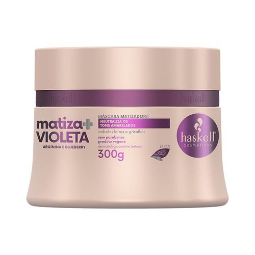 Máscara Capilar Haskell Cosméticos Matiza Mais Violeta 300ml