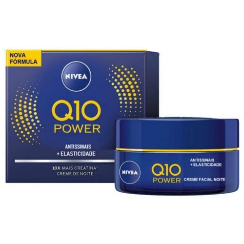 Creme Facial Antissinais Noite Nivea Q10 Power Plus Pele Normal a Seca 50g