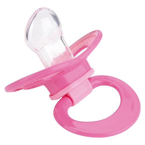 Chupeta Kuka Ortodôntica Super Ventilada Rosa Fase 2 com 1 Unidade