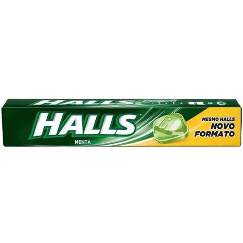 Bala Halls Sabor Menta 28g