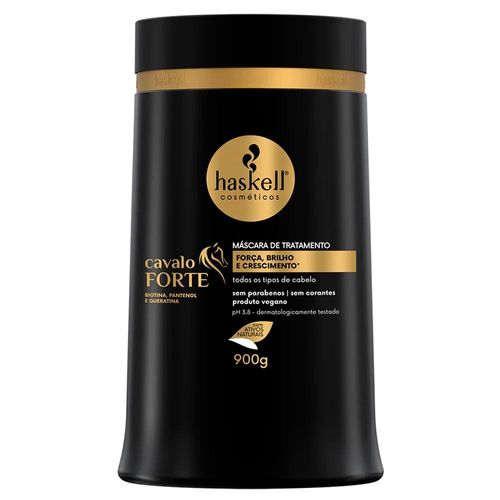 Haskell Máscara Capilar Cavalo Forte Força Brilho e Crescimento 900g