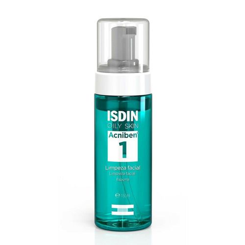 Espuma de Limpeza Facial Suave Isdin Oily Skn Acniben 1 150ml