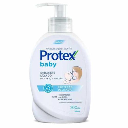 Sabonete Líquido Protex Baby Da Cabeça Aos Pés 200ml