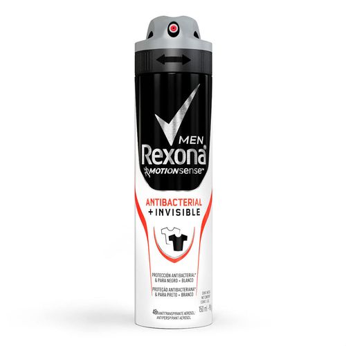 Desodorante Aerosol Rexona Men Antibacterial e Invisible 150ml