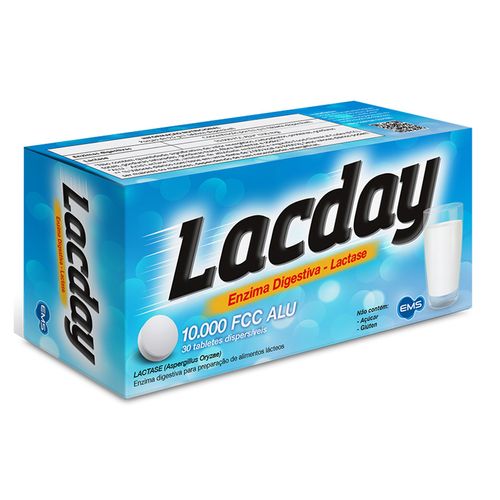 Lacday 10,000 FCC com 30 Tabletes Dispersíveis