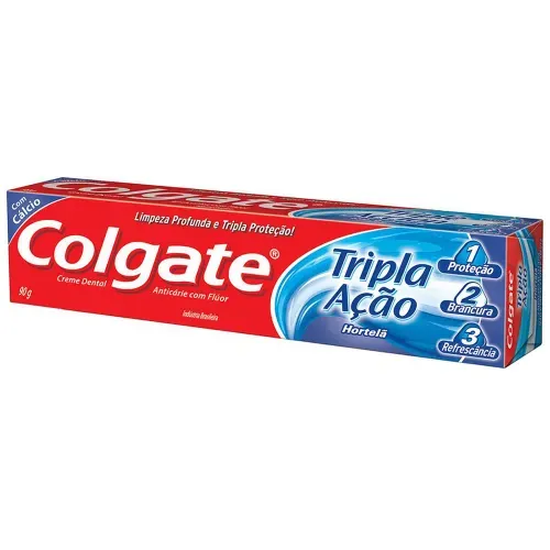 Creme Dental Colgate Tripla Ação Hortelã 90g