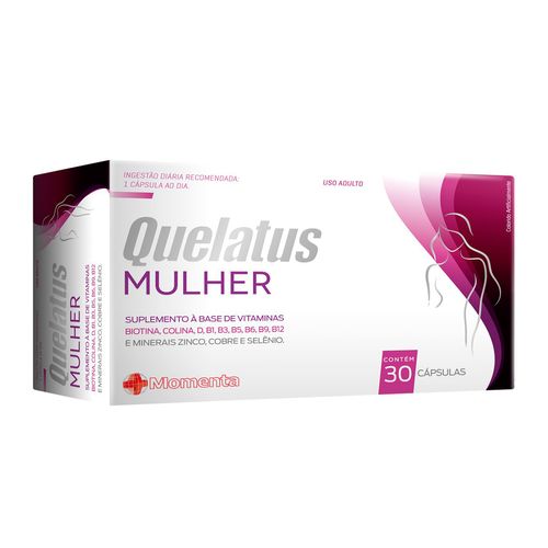 Suplemento Vitamínico Quelatus Mulher com 30 Cápsulas