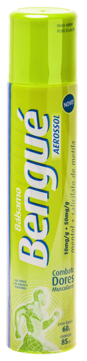 Bálsamo Bengué 50 mg/g + 10 mg/g Solução de Uso Dermatológico Aerossol 60g