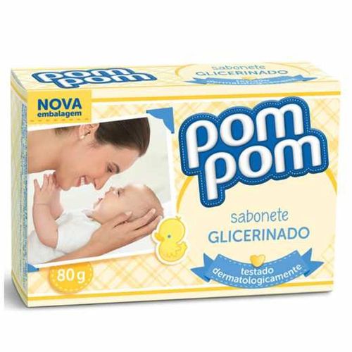 Sabonete Infantil Pom Pom Glicerinado 80g
