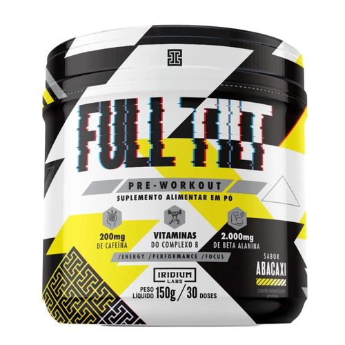Pré-Treino Iridium Labs Full Tilt Sabor Abacaxi 150g