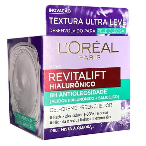 Revitalift Gel Facial Hialurônico Oil Control 49g
