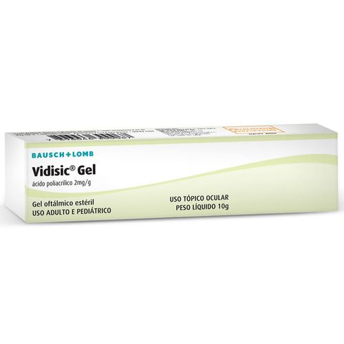 Vidisic 2mg/ml Gel Oftálmico Tubo 10g