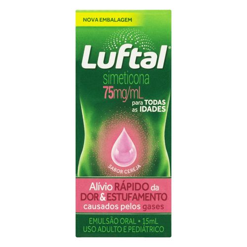 Luftal 75mg/ml Emulsão de Uso Oral Frasco Gotejador 15ml