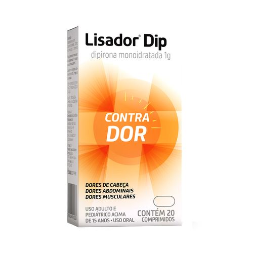 Lisador Dip 1g com 20 Comprimidos